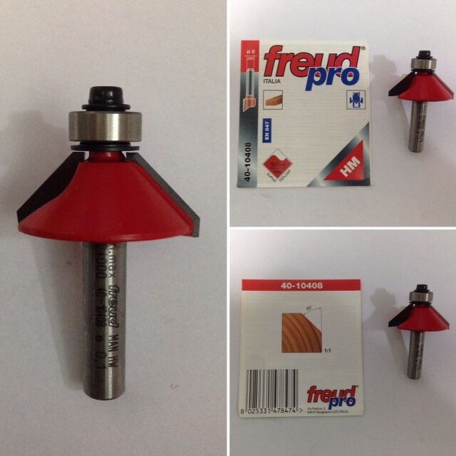 FRESA FREUD PRO HM 40-10408 PER SMUSSARE CON CUSCINETTO PER FRESATRICE LEGNO