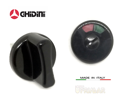 CHIUSURA PER PORTA GHIDINI NOTTOLINO PLASTICA NERO QUADRO mm.6 LIBERO OCCUPATO