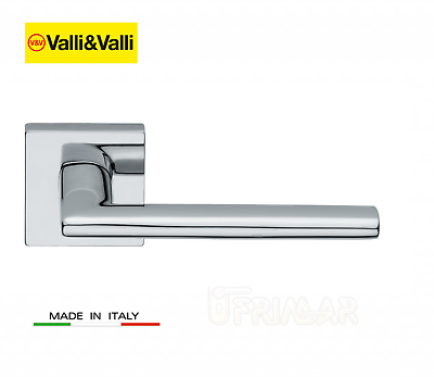 Maniglia Valli e Valli Nais H1046 R8 Cromo Lucido maniglia porta ros. quadra