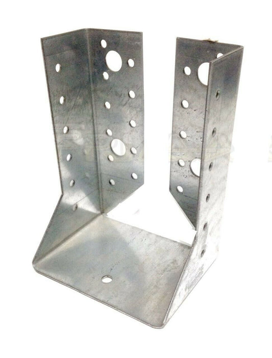 STAFFA SCARPA ANCORAGGIO PER TRAVI IN LEGNO 100x140 SUPPORTO CON ALETTE INTERNE