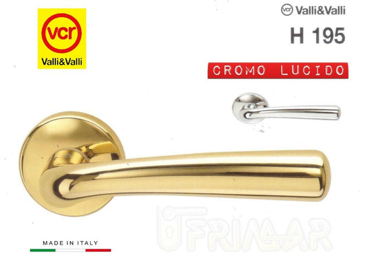 Maniglia porta Valli e Valli Orchidea H195 R8 Cromo Lucido Valli & Colmbo VCR