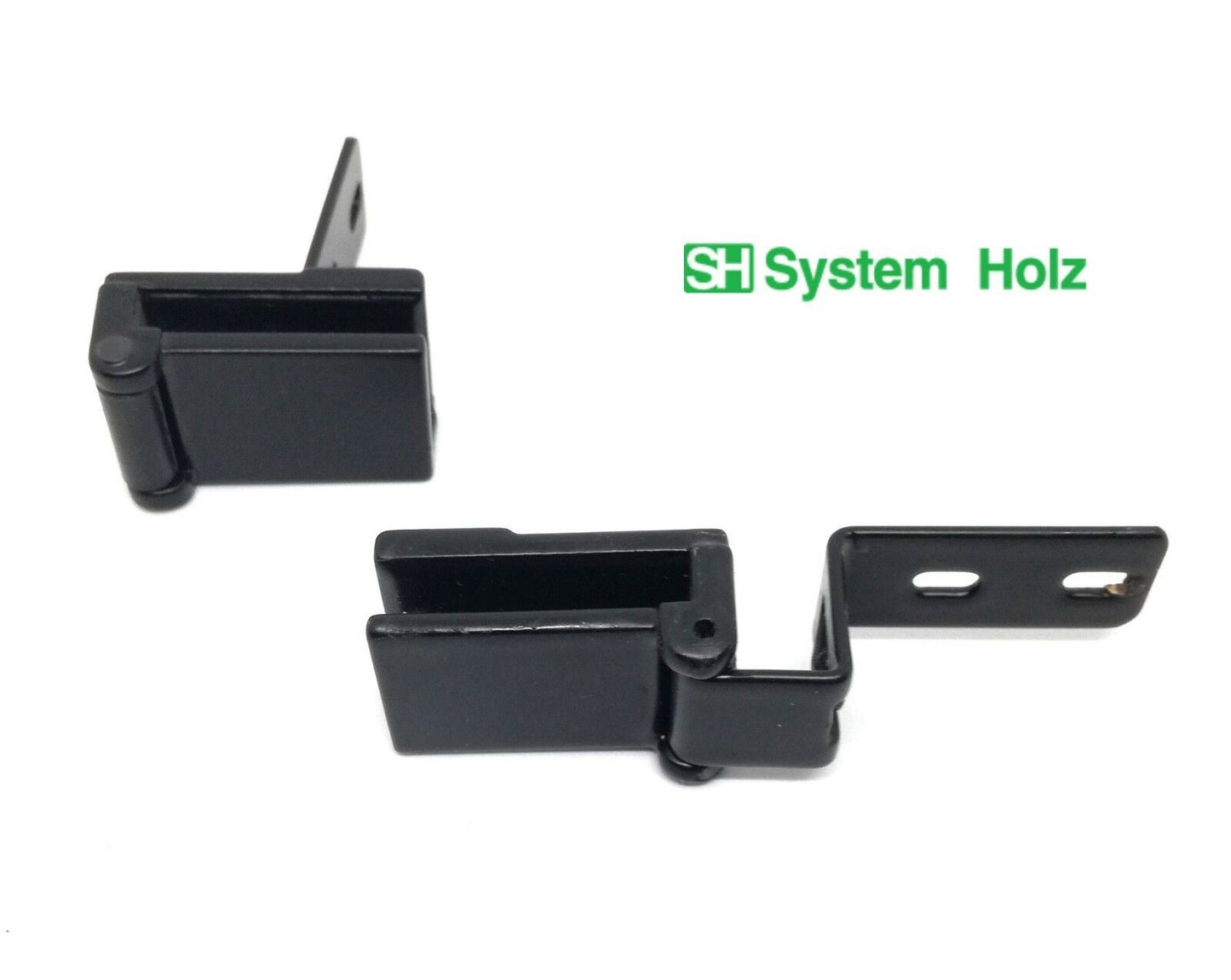 COPPIA CERNIERA CHIUSURA A SCATTO PER ANTE VETRO A BATTUTA SYSTEM HOLZ SH 81X501