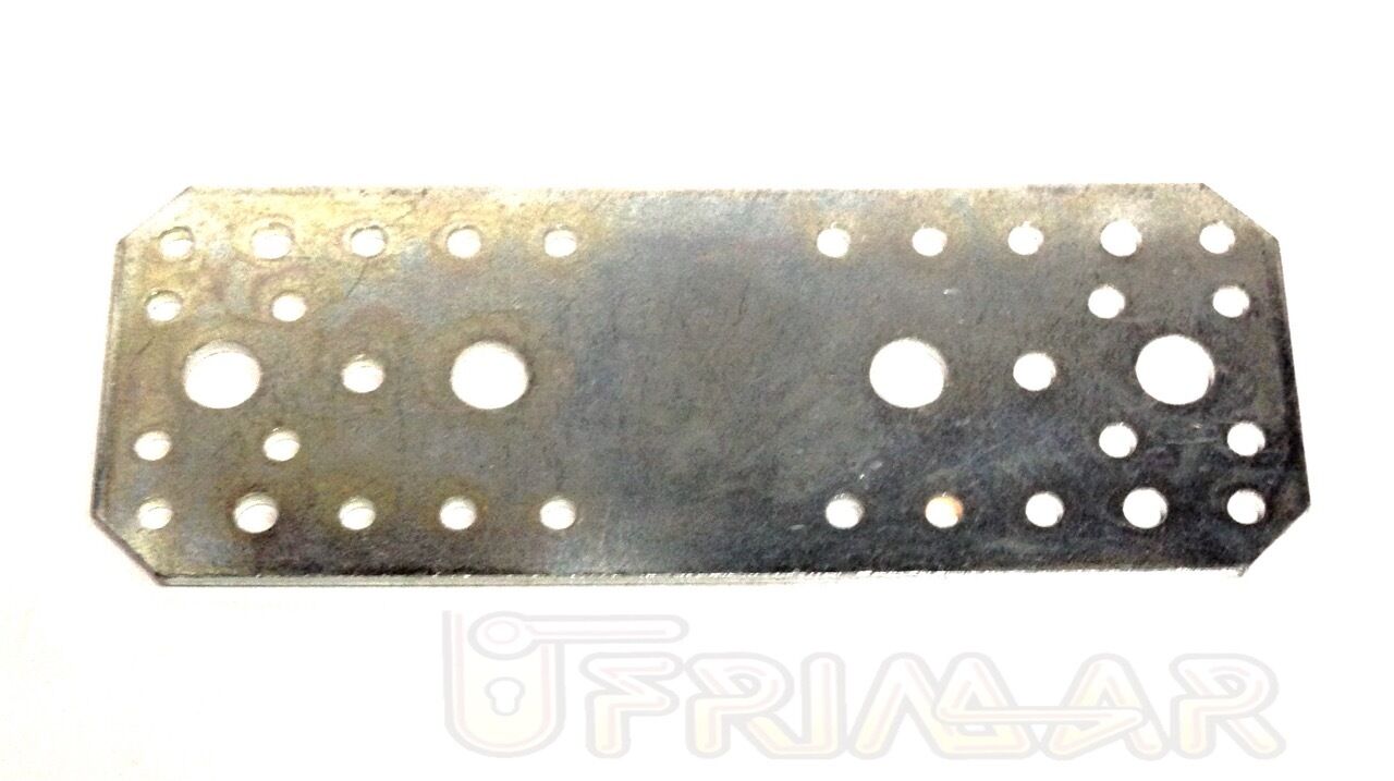PIASTRA IN METALLO RETTANGOLARE DRITTA mm.170x65 PER TRAVI E COPERTURE IN LEGNO