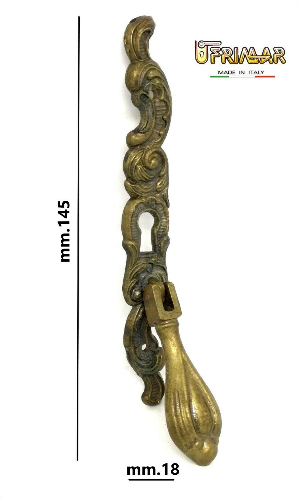 Chiave Universale Per Mobili Bronzo Antico - Passo 46mm, 3 Pezzi - Foto 5