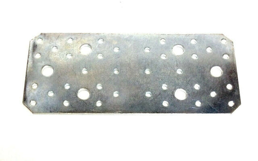 PIASTRA IN METALLO RETTANGOLARE DRITTA mm.200x90 PER TRAVI E COPERTURE IN LEGNO