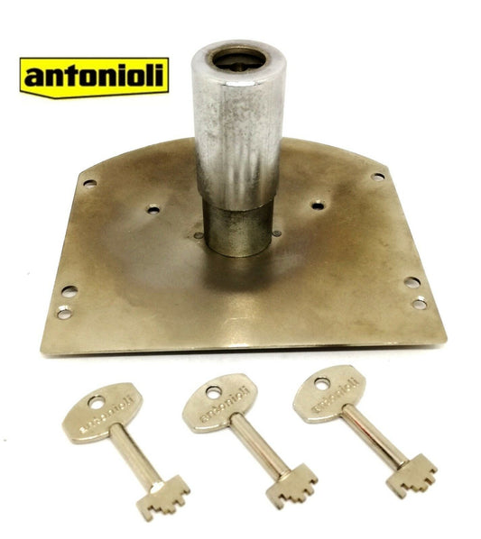 CILINDRO ANTONIOLI RICAMBIO SERRATURA A POMPA ANTONIOLI SPESS. PORTA mm.80