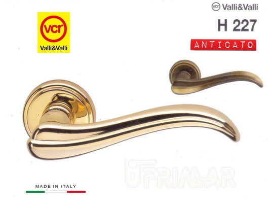 Maniglia Valli e Valli Rigel H227 R8 Anticato Valli & Colmbo VCR per porta legno