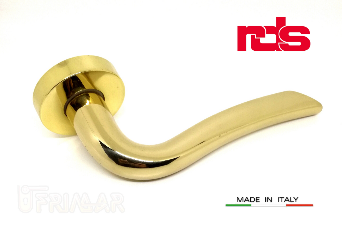 Maniglia RDS PIUMA art. 0311 Oro lucido maniglie per porte RDS porte interne