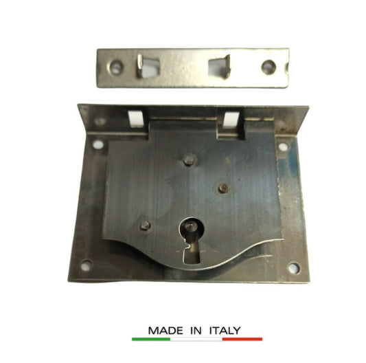 SERRATURA PER BAULI SIS ENTRATA mm.40 SERRATURE PER CASSE PER MOBILI IN LEGNO