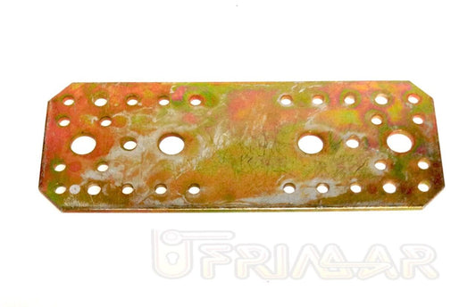 PIASTRA IN METALLO RETTANGOLARE DRITTA mm.170x65 PER TRAVI E COPERTURE IN LEGNO