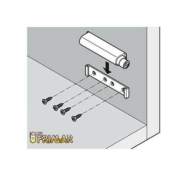 PREMIAPRI A SCATTO CON GOMMINO SPINGIAPRI CHIUSURA PUSH LATCH PREMI APRI