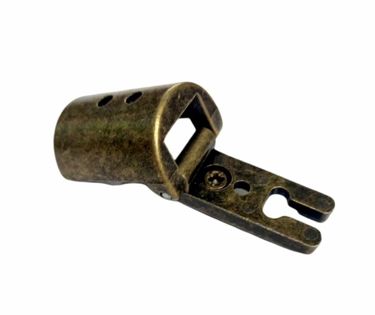 CERNIERA PER MOBILI ANTICHI PER ANTE BRONZATA FORO D.mm.27x34 L.32 ANSELMI 251