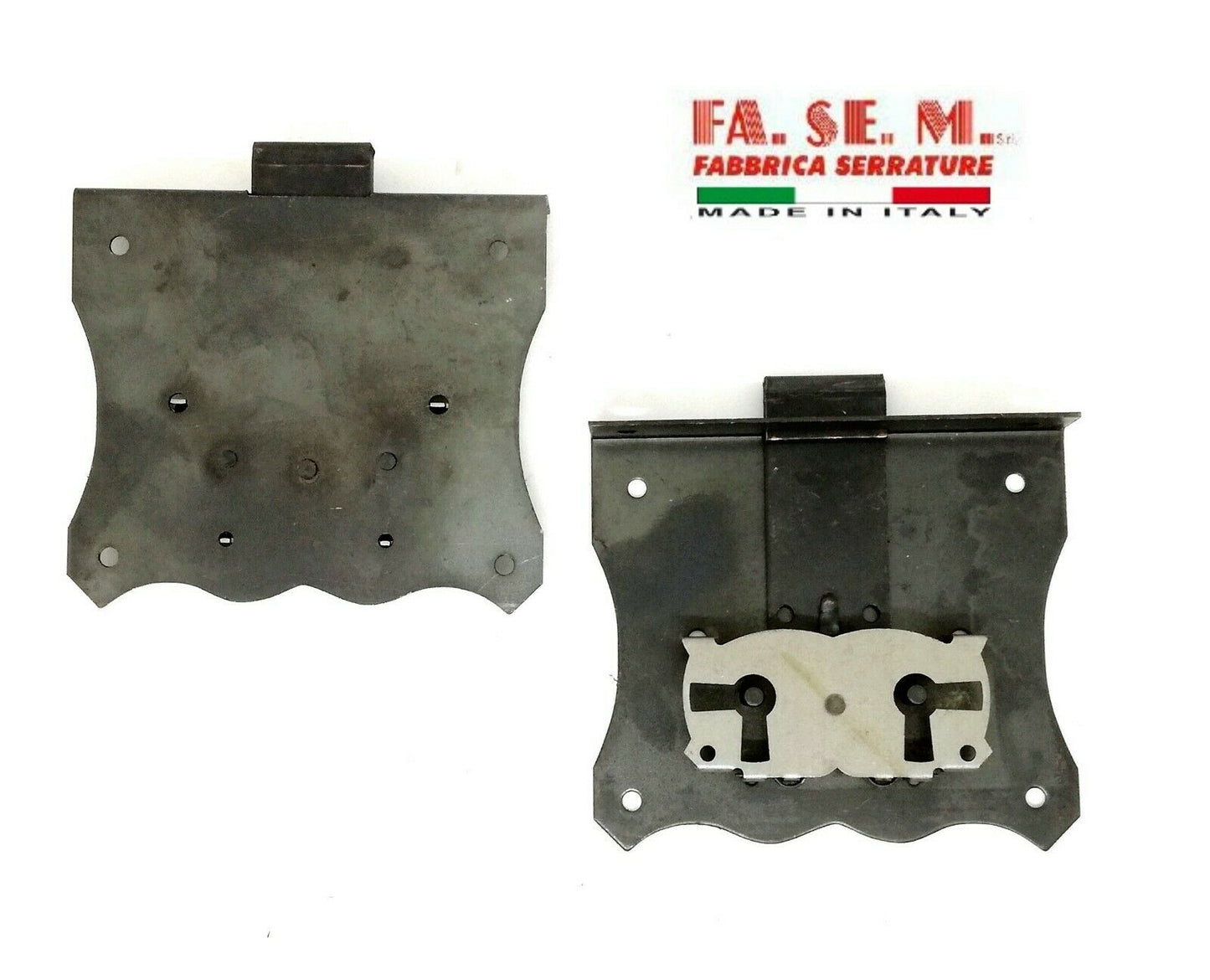 SERRATURA PER MOBILI ANTICHI Entrata mm.50 CASSA INCASSO 572/A FASEM AMBIDESTRA