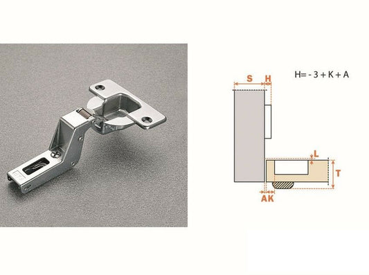 CERNIERA SALICE FAP CFA5P99 FORO D.40 BATT. INTERNA COLLO 22 SENZA MOLLA SCATTO