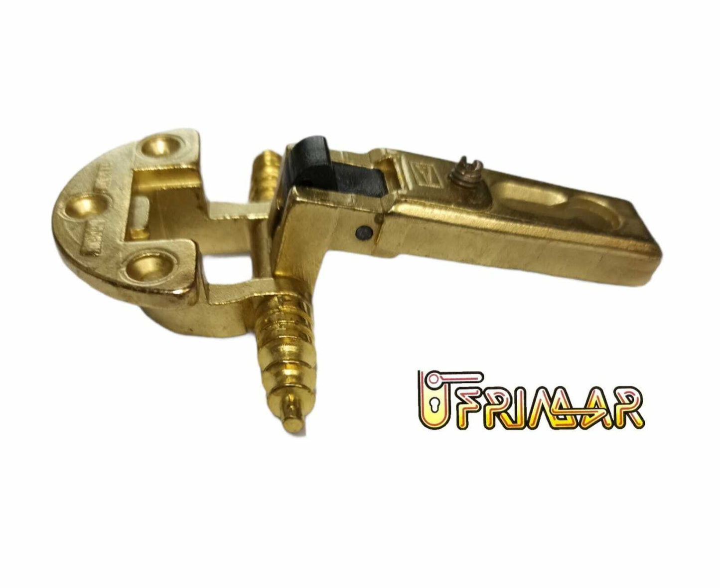 CERNIERA ANSELMI 255 PER ANTE CON BATTUTA FORO mm.27x13 ORO GAMBO H.68
