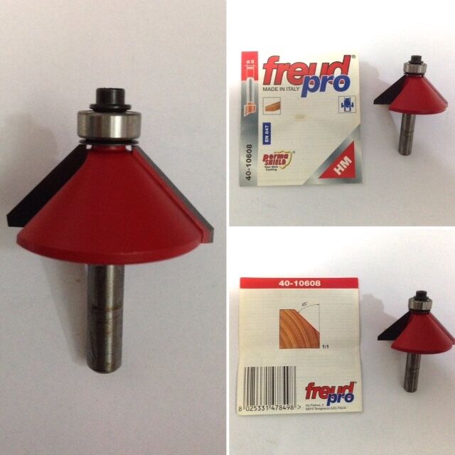 FRESA FREUD PRO HM 40-10608 PER SMUSSARE CON CUSCINETTO PER FRESATRICE LEGNO