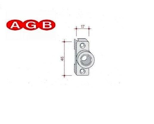 Incontro TOP registrabile AGB A200172223 53548801 per infissi PVC 8/22