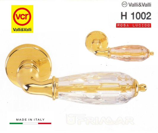 Maniglia porta Valli e Valli Serse H1002 R8 Oro + Rosa Valli & Colombo VCR