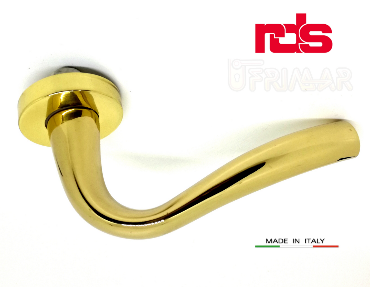 Maniglia RDS SIENA art. 0191 Oro lucido design Mauro Doimo maniglia per porta