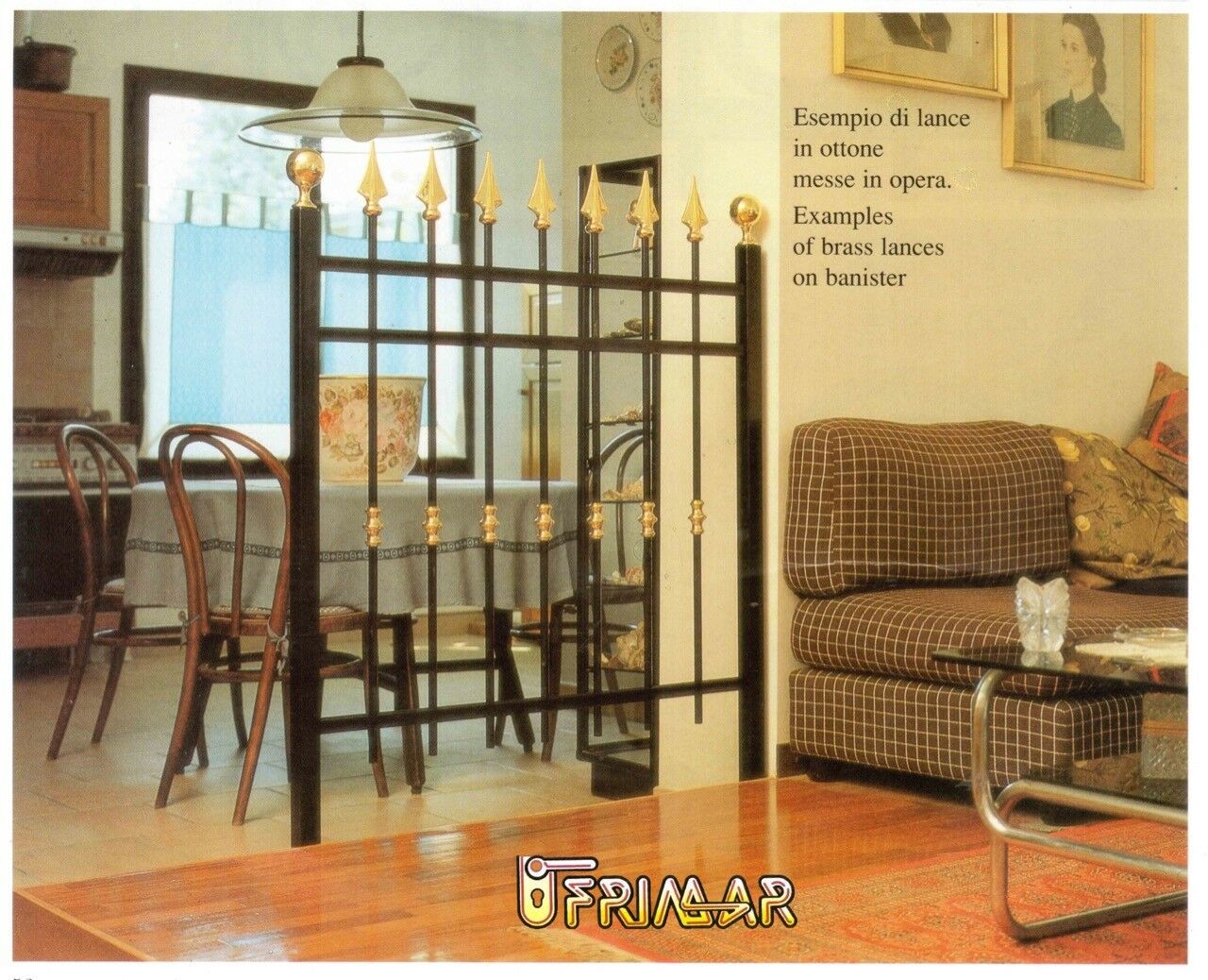 NODO D.mm.36x60 DECORAZIONE IN OTTONE PER INFERIATA CANCELLO RINGHIERA SCALA