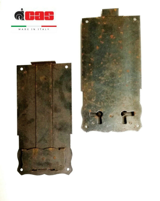 SERRATURA PER MOBILI ANTICHI Entrata mm.120 CAS CASSA ESTERNA A REDOSSO