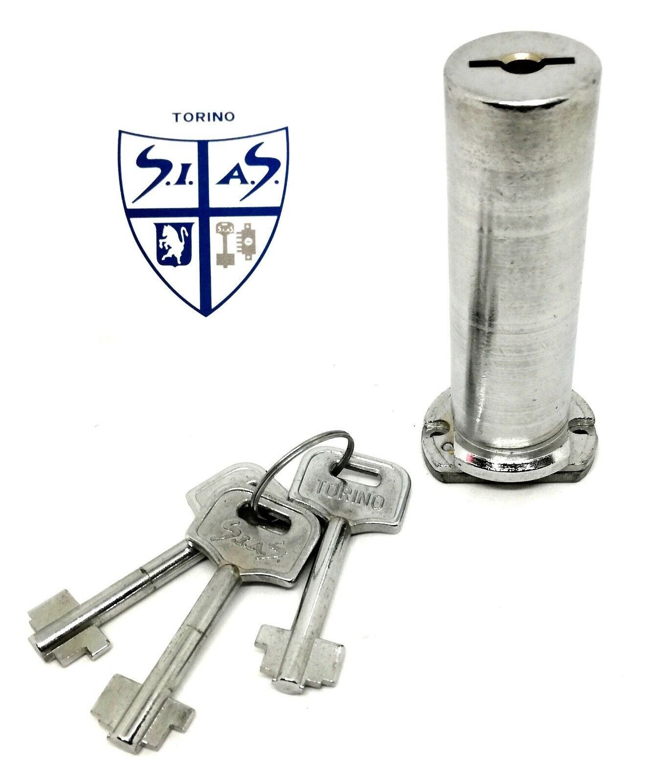CILINDRO SIAS RICAMBIO SERRATURA A POMPA SPESS. PORTA CM.6 CILINDRO A POMPA SIAS