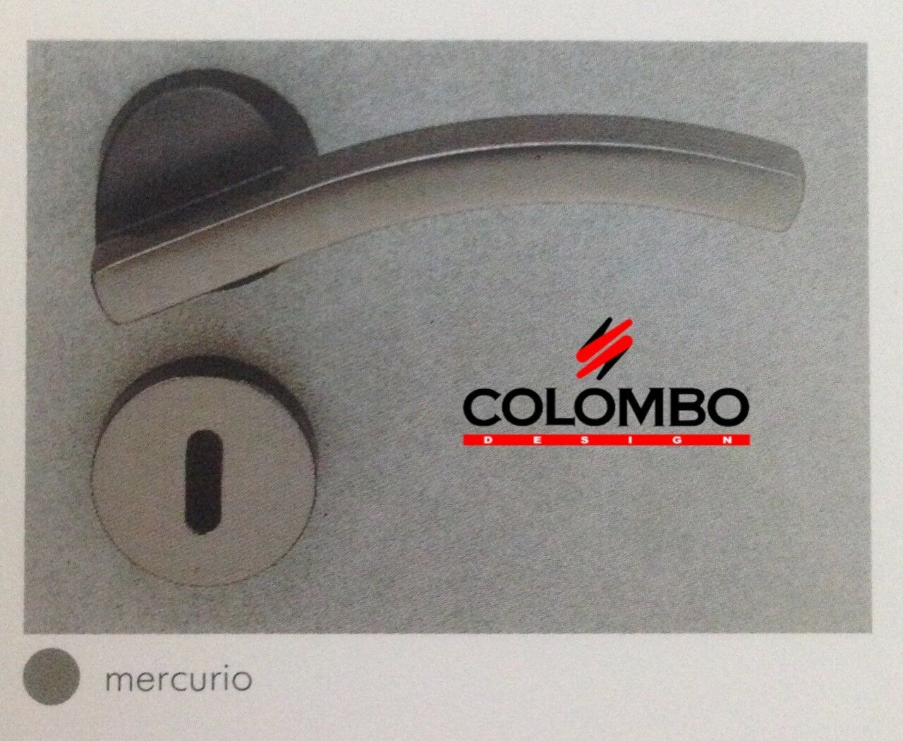 MANIGLIA PER PORTA COLOMBO DESIGN THEO DB11R MERCURIO design DI BLASI