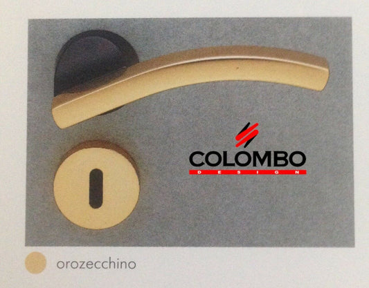 MANIGLIA PER PORTA COLOMBO DESIGN THEO DB11R ORO ZECCHINO design DI BLASI