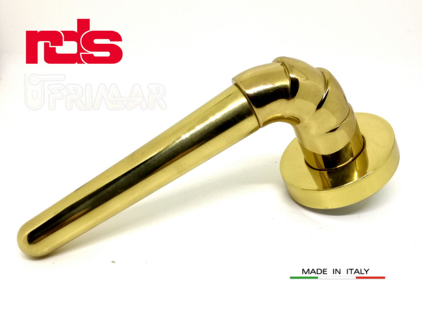 Maniglia RDS RHINO art. 0411 Oro lucido maniglie per porte RDS porte interne