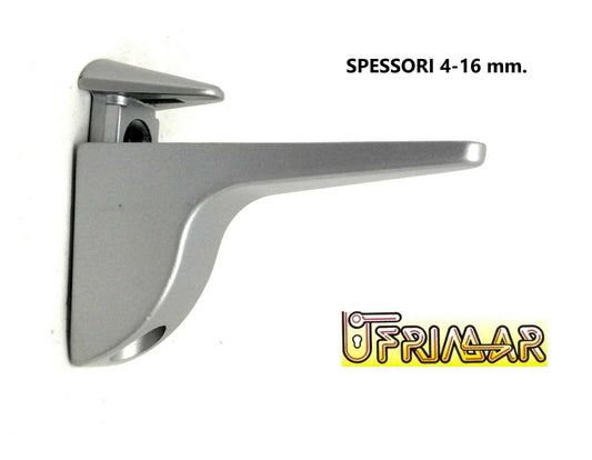 REGGIMENSOLA A MORSETTO per Spess.mm.4-16 IN ALLUMINIO CROMO SATINATO D007812