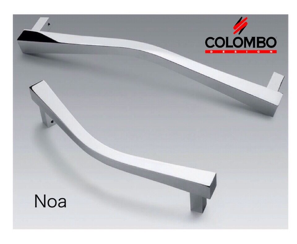 Maniglione per porta Colombo Design Noa ID26A L.mm.495 Cromo Opaco Int.mm.450