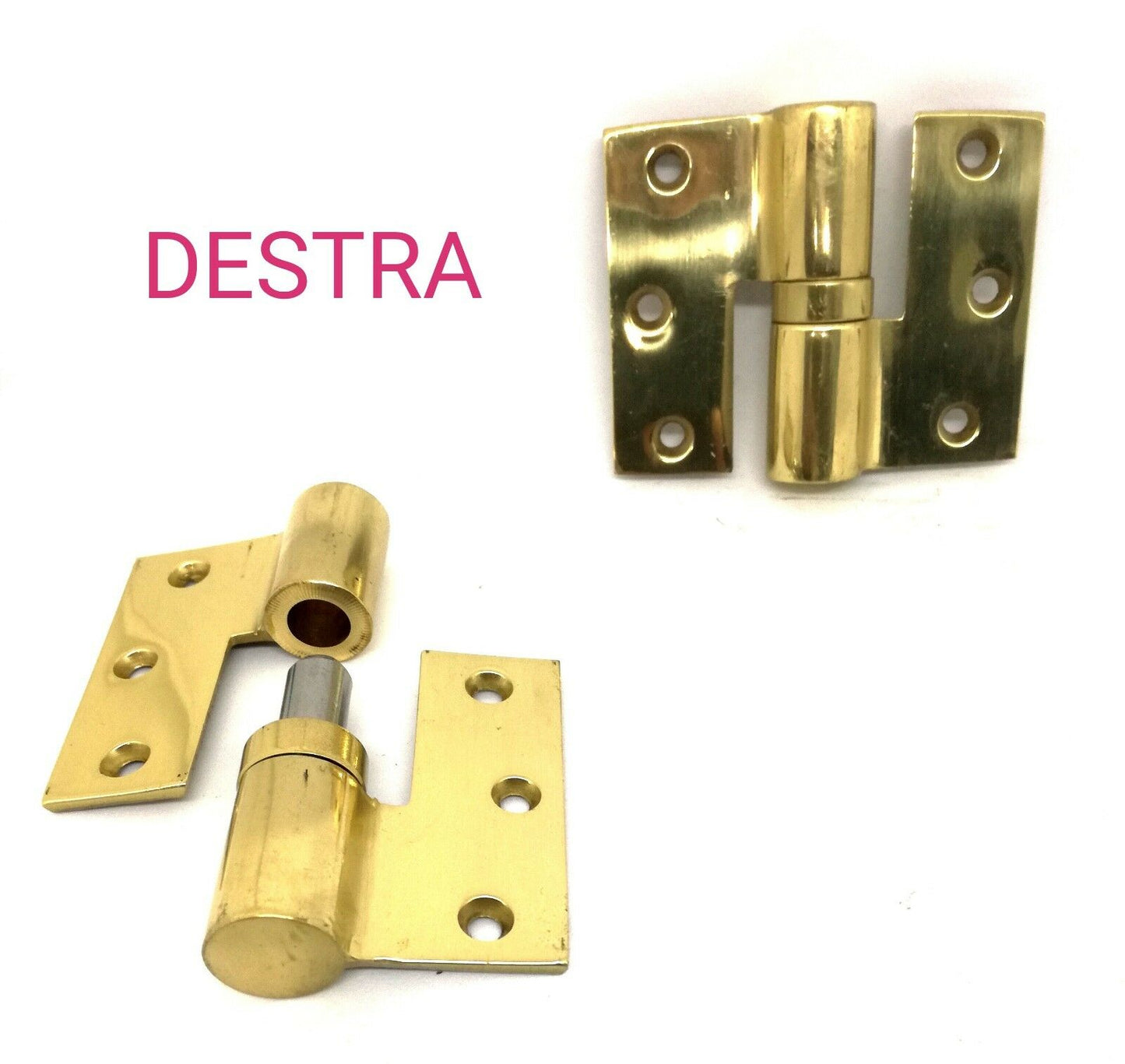 CERNIERA POMELLA IN OTTONE PER ASCENSORI mm.60x75 POMELLES PER PORTA ASCENSORE