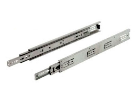 COPPIA GUIDE PER CASSETTI SCORREVOLI mm. 600 ESTRAZIONE TOTALE PORT. KG.45