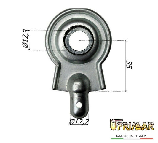 CUSCINETTO CON SFERE SUPPORTO RULLO AVVOLGIBILE TAPPARELLA SERRANDA FORO mm.12
