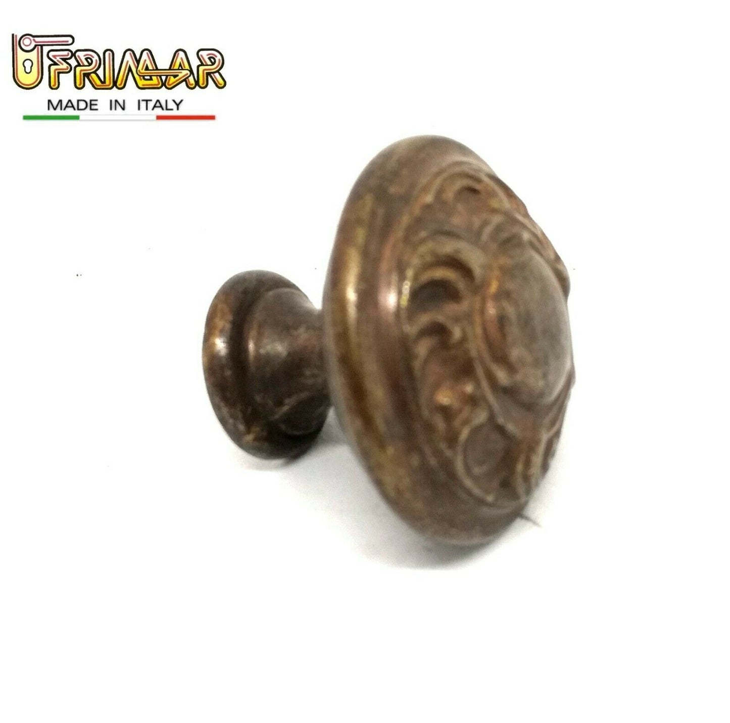 POMELLO PER CASSETTO MOBILI ANTICO STILE CLASSICO D.mm.35 BESANA BRONZO ANTICO