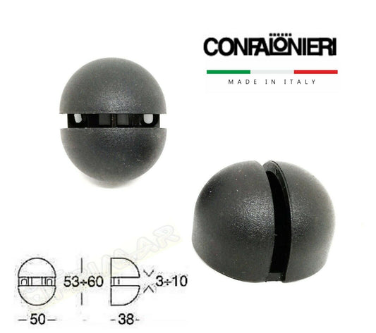 REGGIMENSOLA REGGI MENSOLE CONFALONIERI MS01420 sp. ripiano 3-10 mm. Nero Opaco