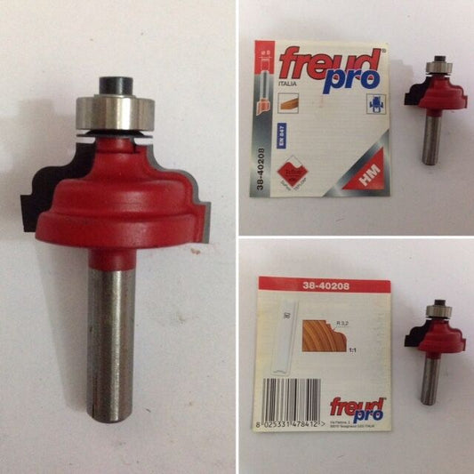 FRESA FREUD PRO HM 38-40208 PER INTAGLI ROMAN OGEE CON CUSCINETTO PER FRESATRICE