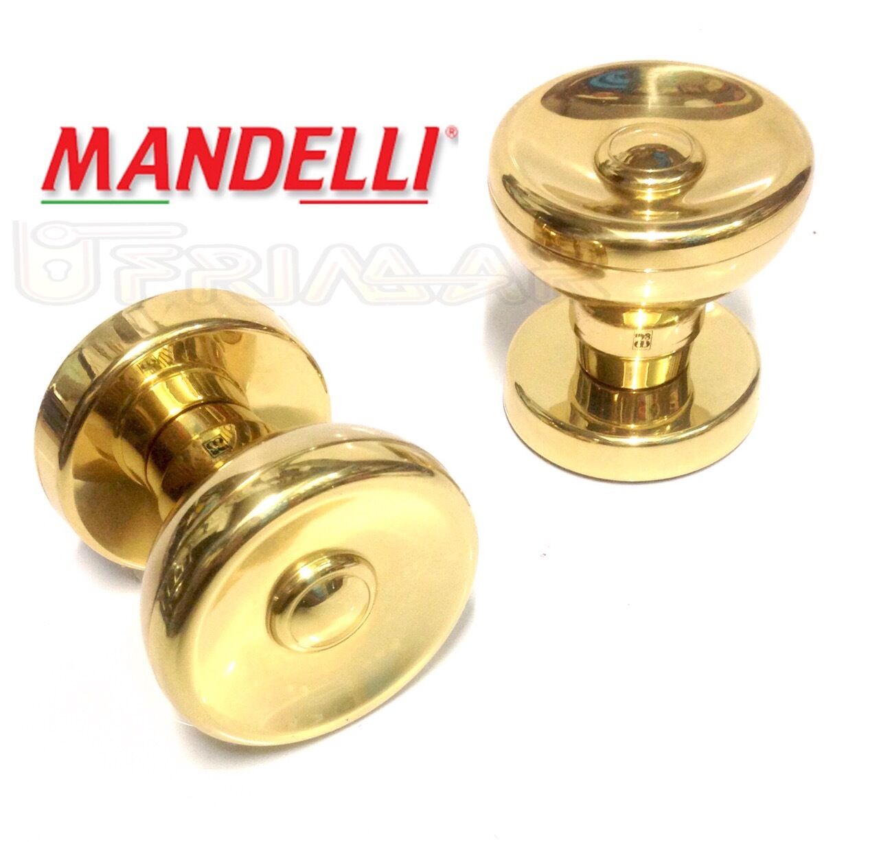 Pomolo Mandelli per porta Art.374 Oro Gold serie VINTAGE Made in Italy