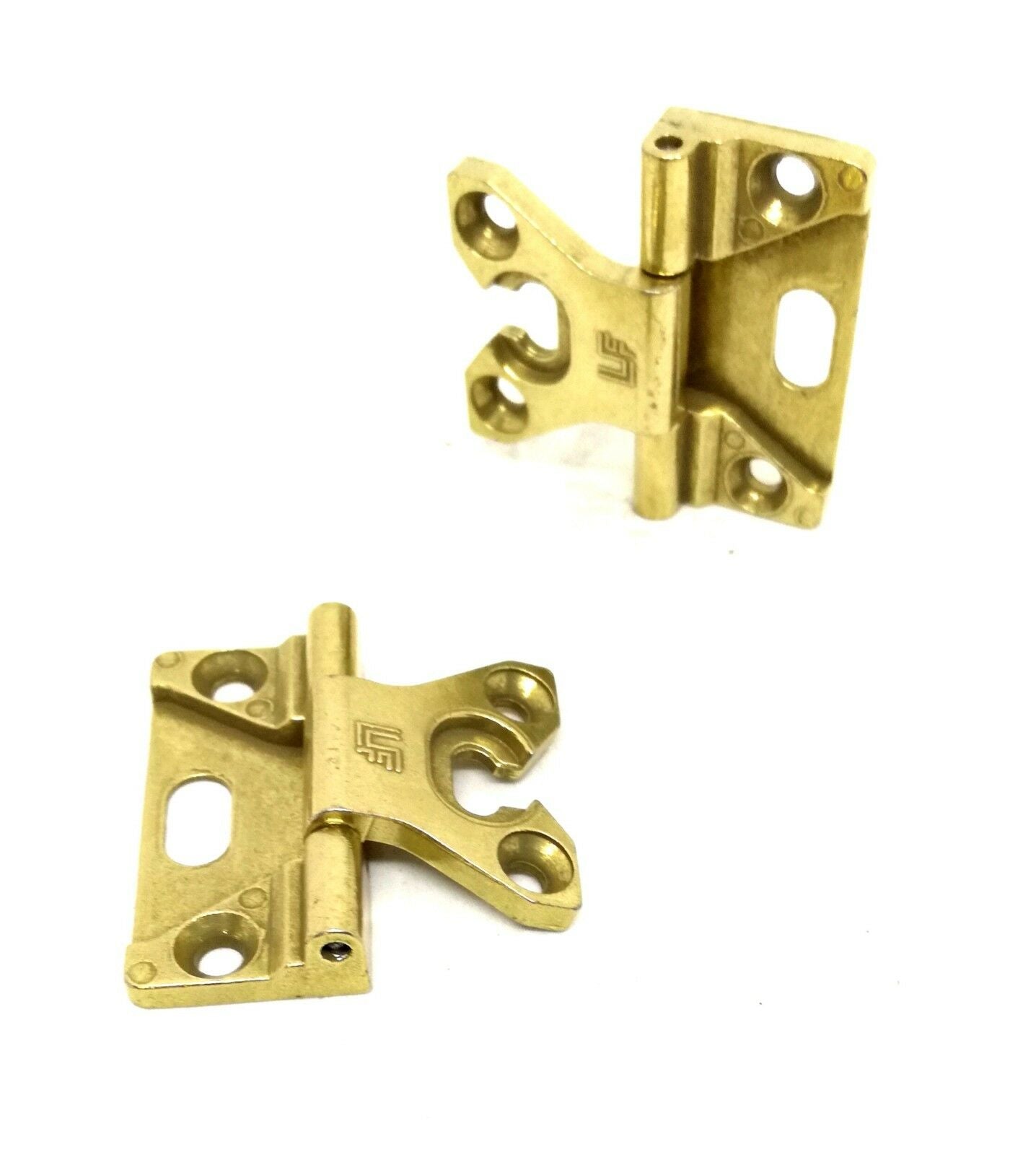 CERNIERA LF PER MOBILE ANTICO OTTONATA CON COLLO BASSO LF 40x38 PER ANTE MOBILI
