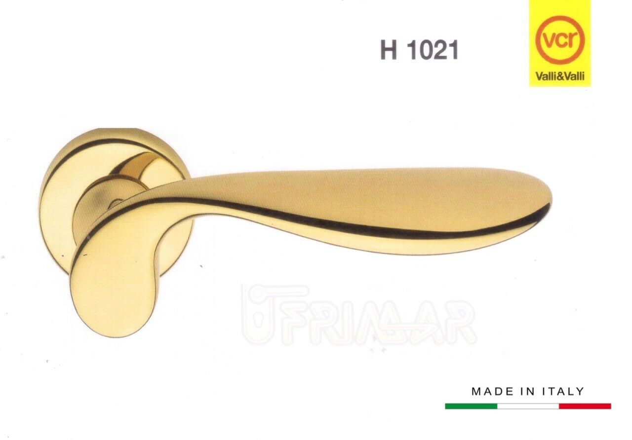 Maniglia Valli e Valli Gioconda H1021 R8 Ottone Lucido maniglia per porta VCR