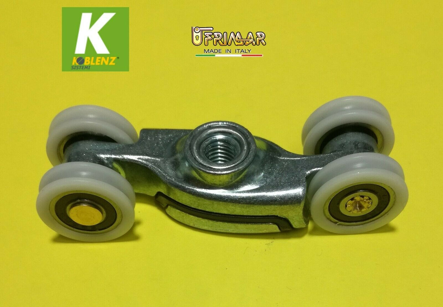 Scorrevole Koblenz serie 0500 portata kg.80/120 scorrevole con staffa e fermo