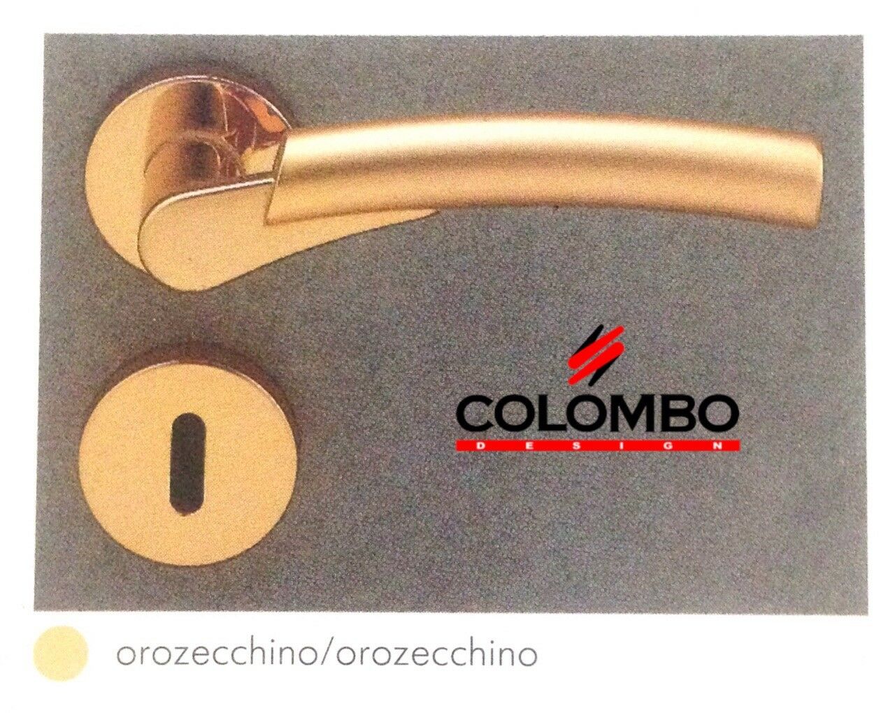 MANIGLIA PER PORTA COLOMBO DESIGN MIXA CB21R ORO ZECCHINO design CARLO BARTOLI