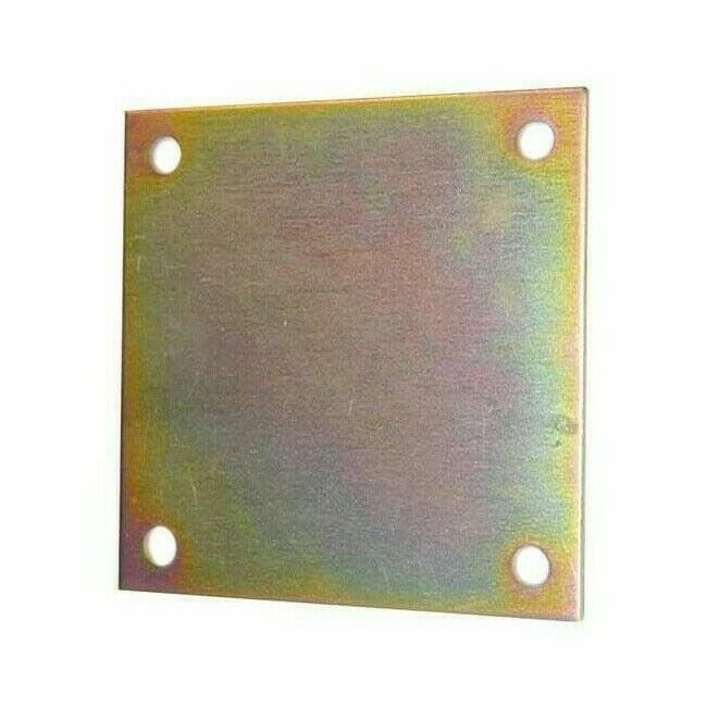 PIASTRA RETTANGOLARE PESANTE mm.270x230 PER COPERTURE IN LEGNO GAZEBI PENSILINE