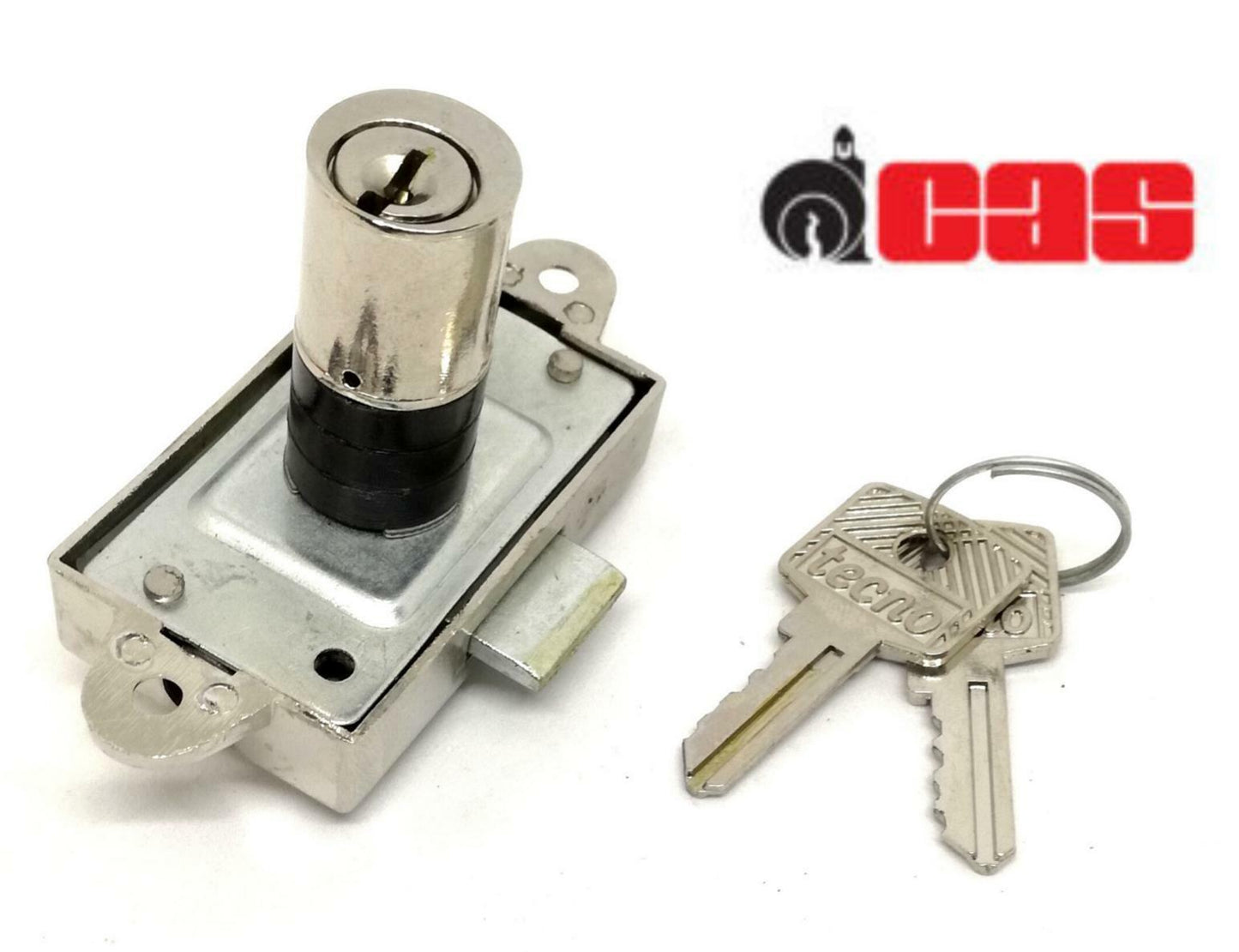 Serratura CAS 223C da applicare Aste Rotanti cilindro H.mm.30 marchio Tecno Lock