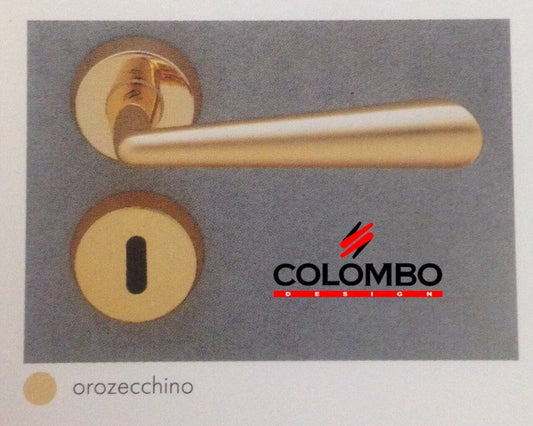 MANIGLIA PER PORTA COLOMBO DESIGN ORION CA21R ORO ZECCHINO design CASTIGLIA