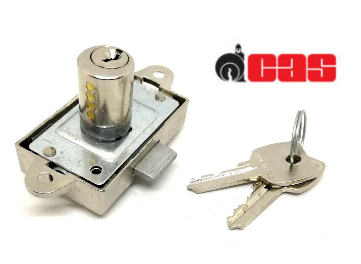 Serratura per armadio CAS 223C Aste Rotanti cilindro H.mm.25 marchio Tecno Lock