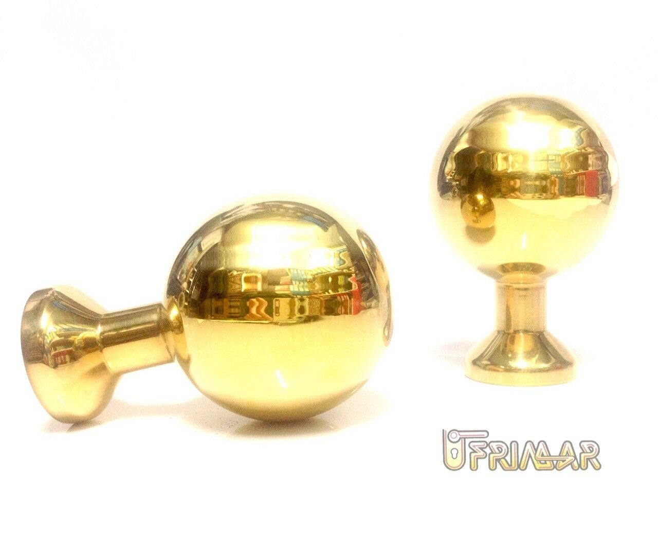 POMOLO SFERA D.mm.30 OTTONE PER ORNAMENTO LETTO CANCELLO RINGHIERA SCALA TUBI