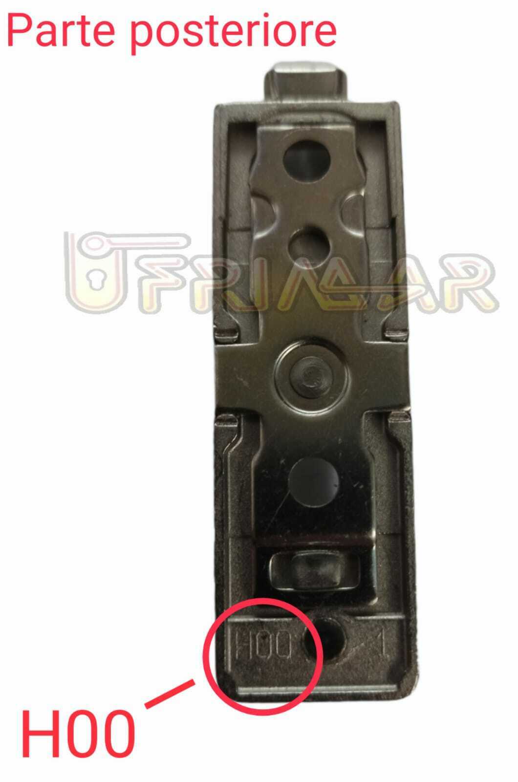 BASE PER CERNIERA SALICE BAP3R09 H.mm.0 A INNESTO RAPIDO AGGANCIO PER CERNIERA