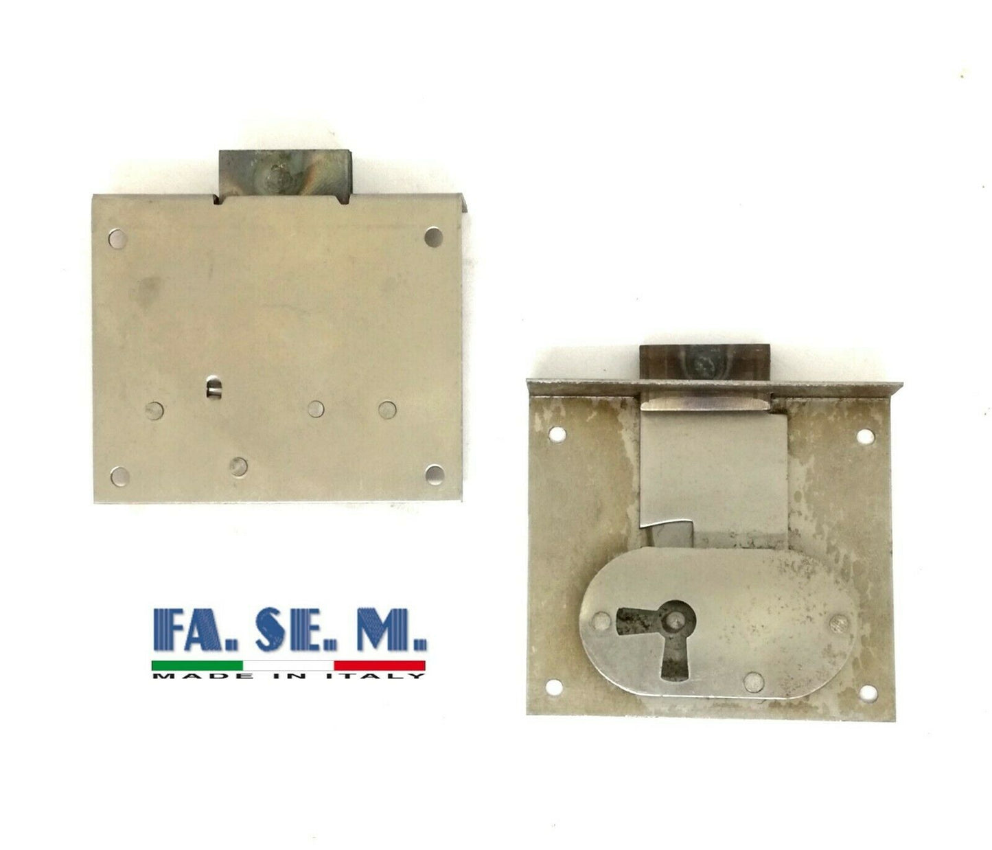 SERRATURA PER MOBILI ANTICHI Entrata mm.40 CASSA INCASSO 19 FASEM SINISTRA