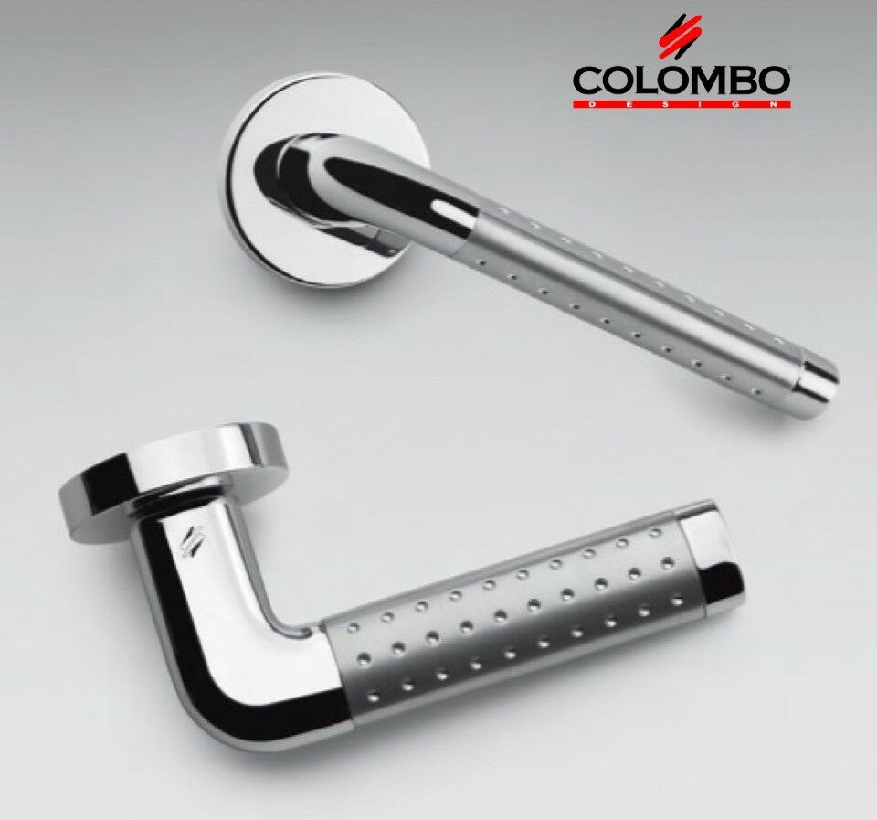 MANIGLIA PER PORTA COLOMBO DESIGN TAILLA LC51R CROMO LUCIDO/CROMAT Luca Colombo